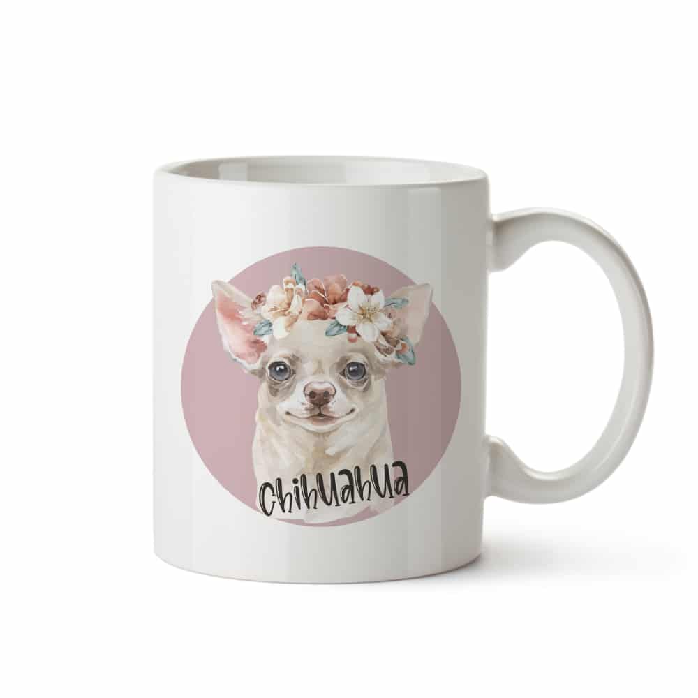 Chihuahua Ceramic Mug, 350 ml