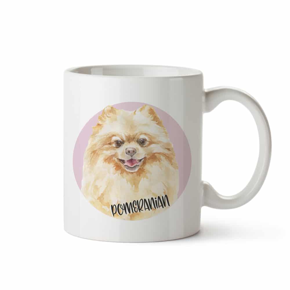 Pomeranian Ceramic Mug, 350 ml