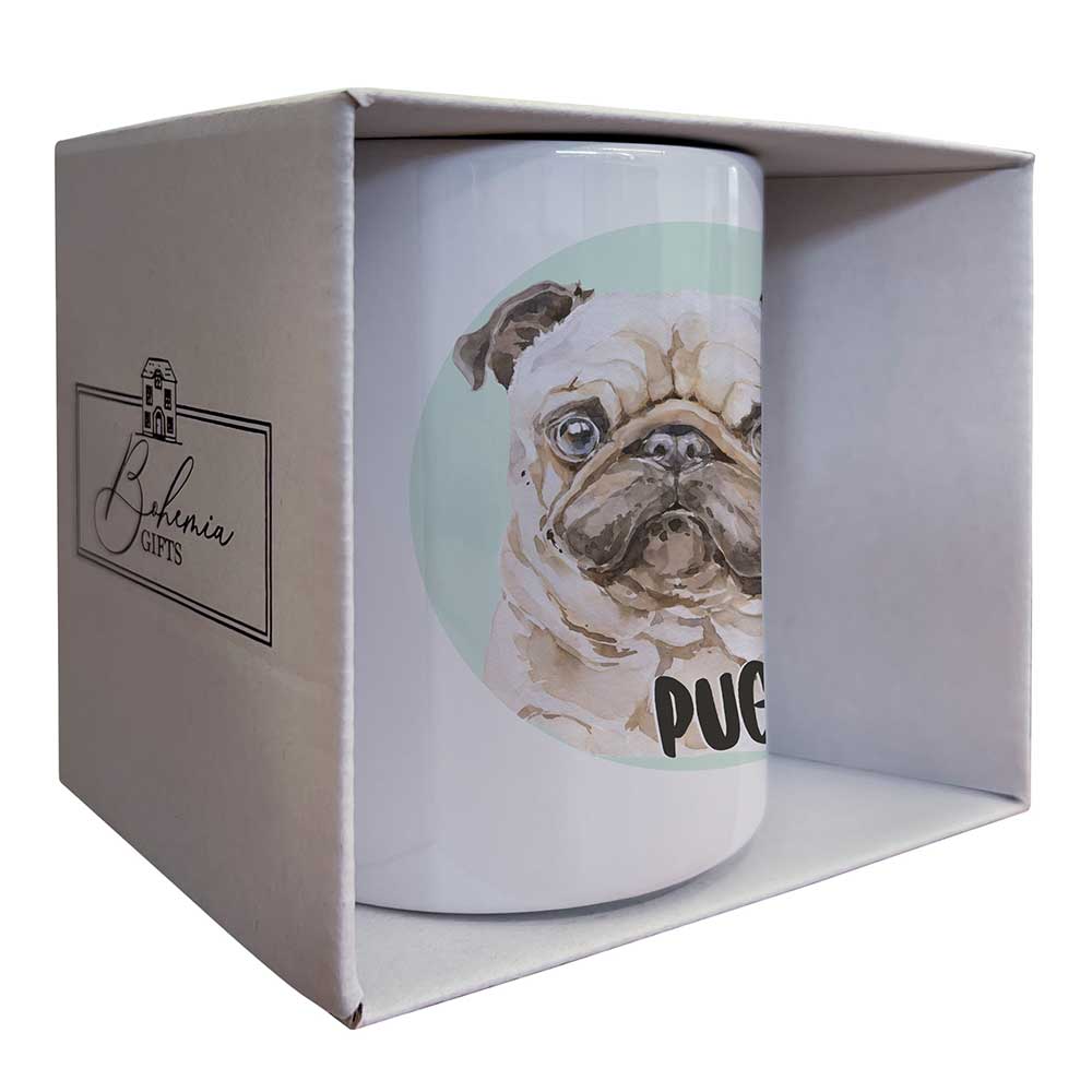 Ceramic Pug Mug 350 ml