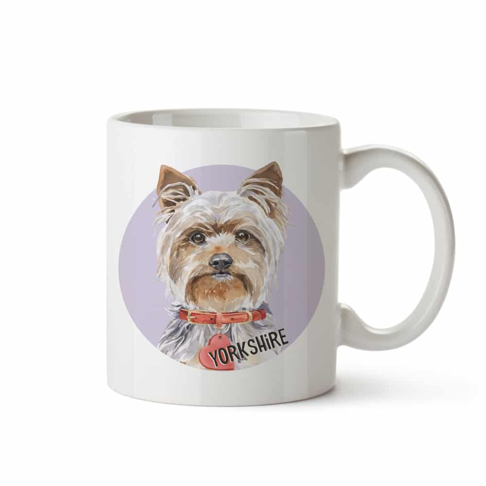 Yorkshire Dog Lover Ceramic Mug – 350 ml