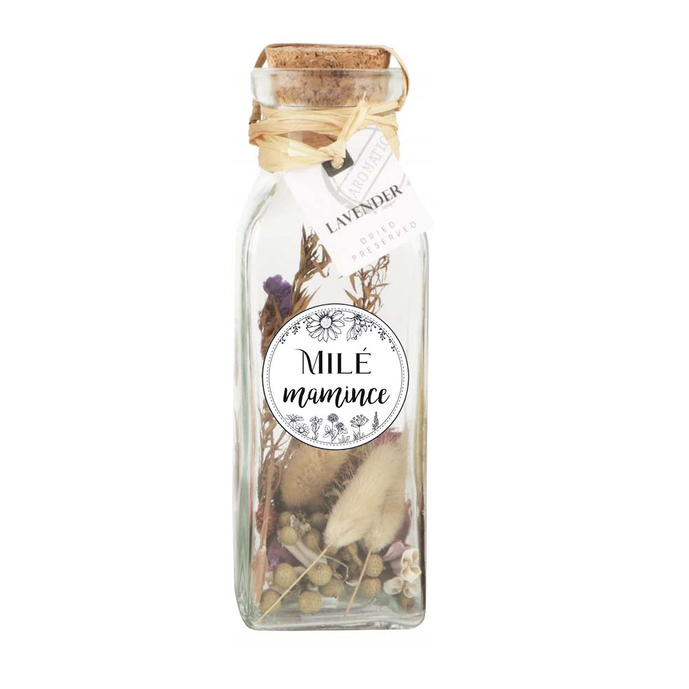 Scented Potpourri in Glass for Mum