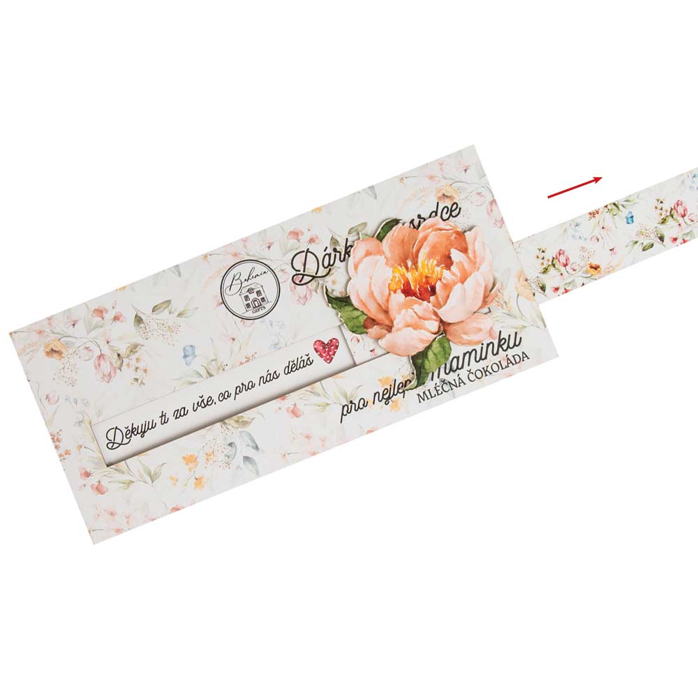 Interactive Milk Chocolate Gift for Mum with Flower