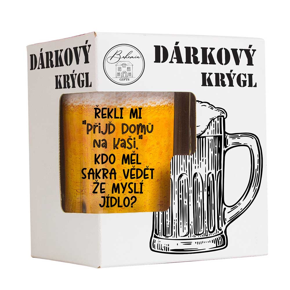 Gift Pint Glass in Box – Come Home a Mess