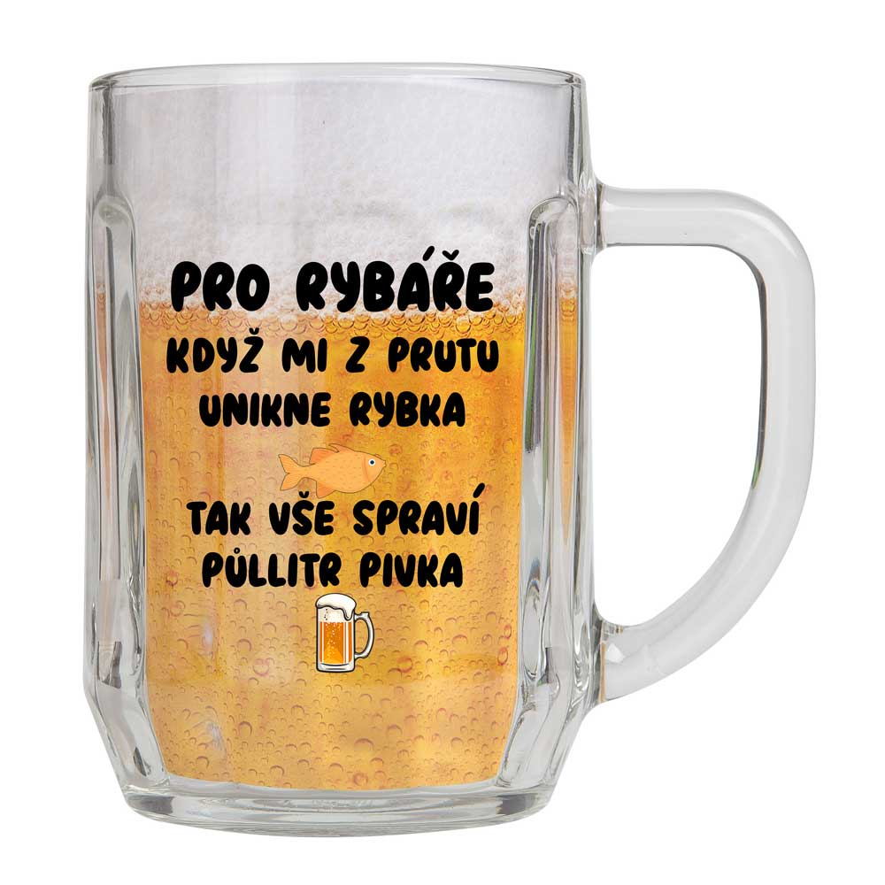 Fisherman's Glass Mug in Gift Box