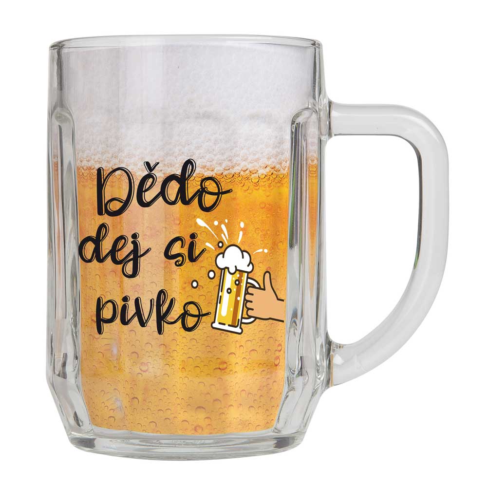 Glass Mug for Grandpa in a Gift Box