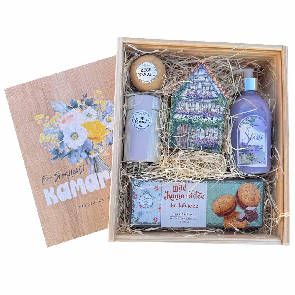 XXL Wooden Gift Crate for the Best Friend