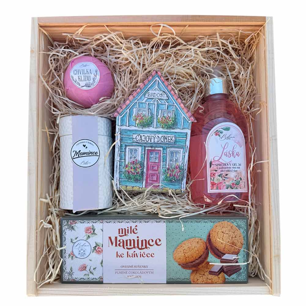 XXL Wooden Gift Crate for Beloved Mum