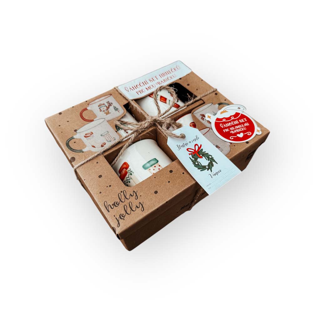 Christmas Set of 4 Mugs – For My Grandmother