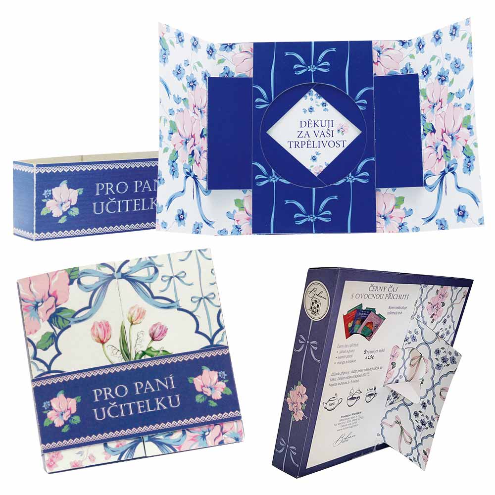 Interactive Tea Gift Set with a Thank-You Message for a Teacher