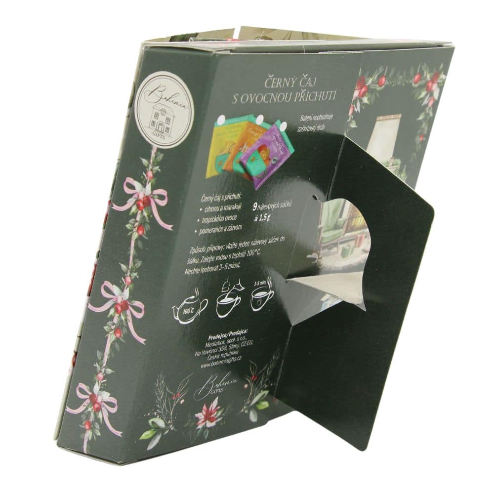 Interactive Christmas Tea Gift Set with Wishes