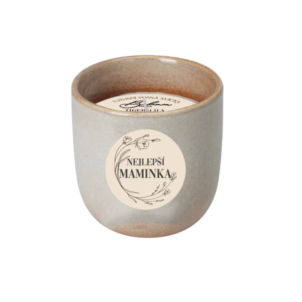 Scented Ceramic Candle for Mum, 200 g