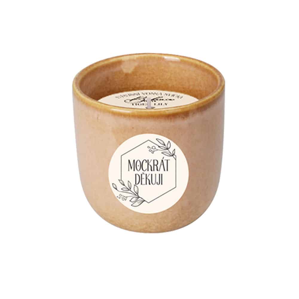 Ceramic Scented Candle 200 g – Thank You Very Much
