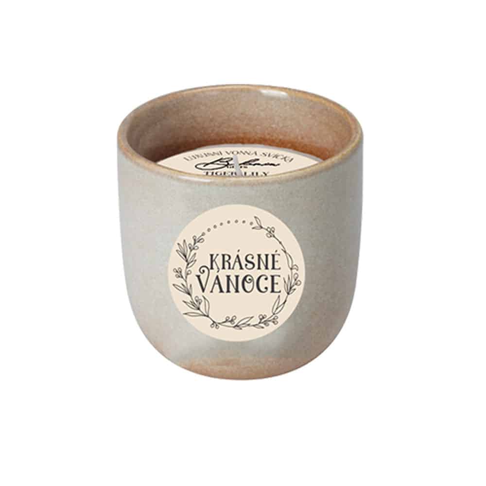 Ceramic Scented Candle 200 g – Merry Christmas