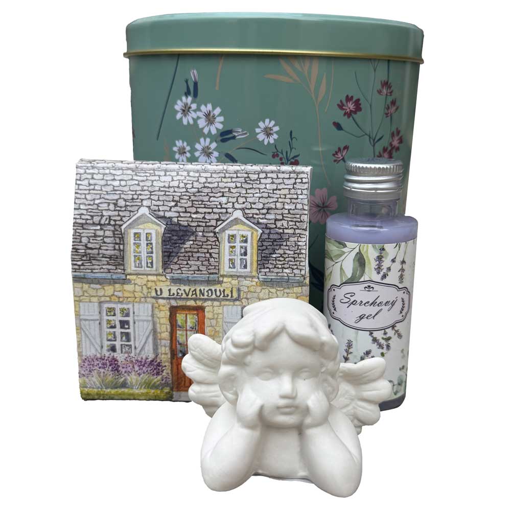 Angel Lavender-Scented Gift Tin Box