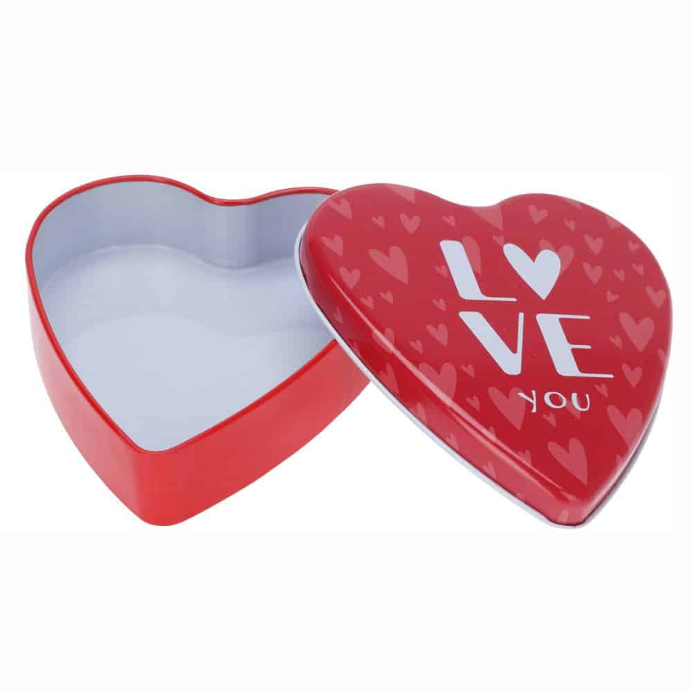 Milk Chocolate Napolitains in a Heart Tin – For You
