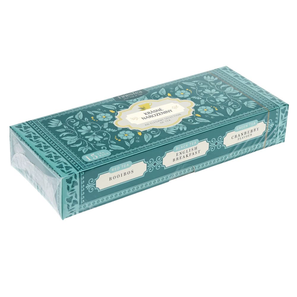 Fines Tea Birthday Gift Set, 15 Tea Bags