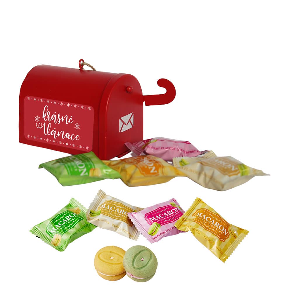 Christmas Macaron Box (4 Pieces) – Merry Christmas