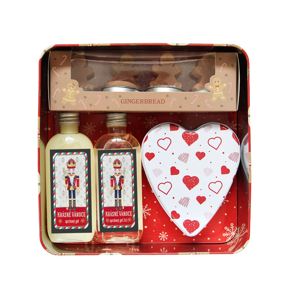 Christmas Nutcracker Gift Set in a Tin Box