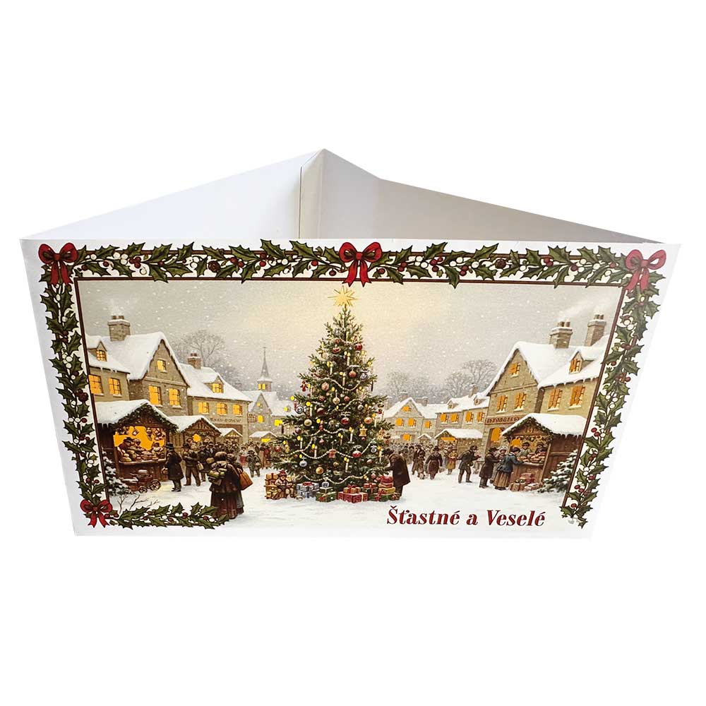 XL Paper Candle Holder for LED Candle – Christmas Market