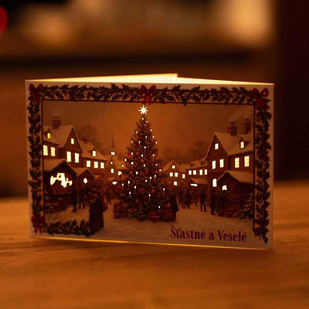 XL Paper Candle Holder for LED Candle – Christmas Market