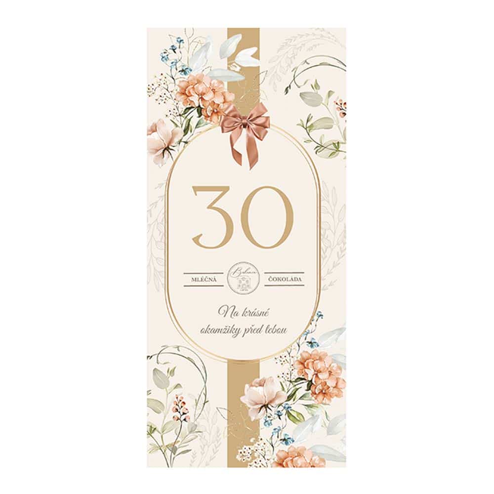 Gift Milk Chocolate for a Woman's 30th Birthday