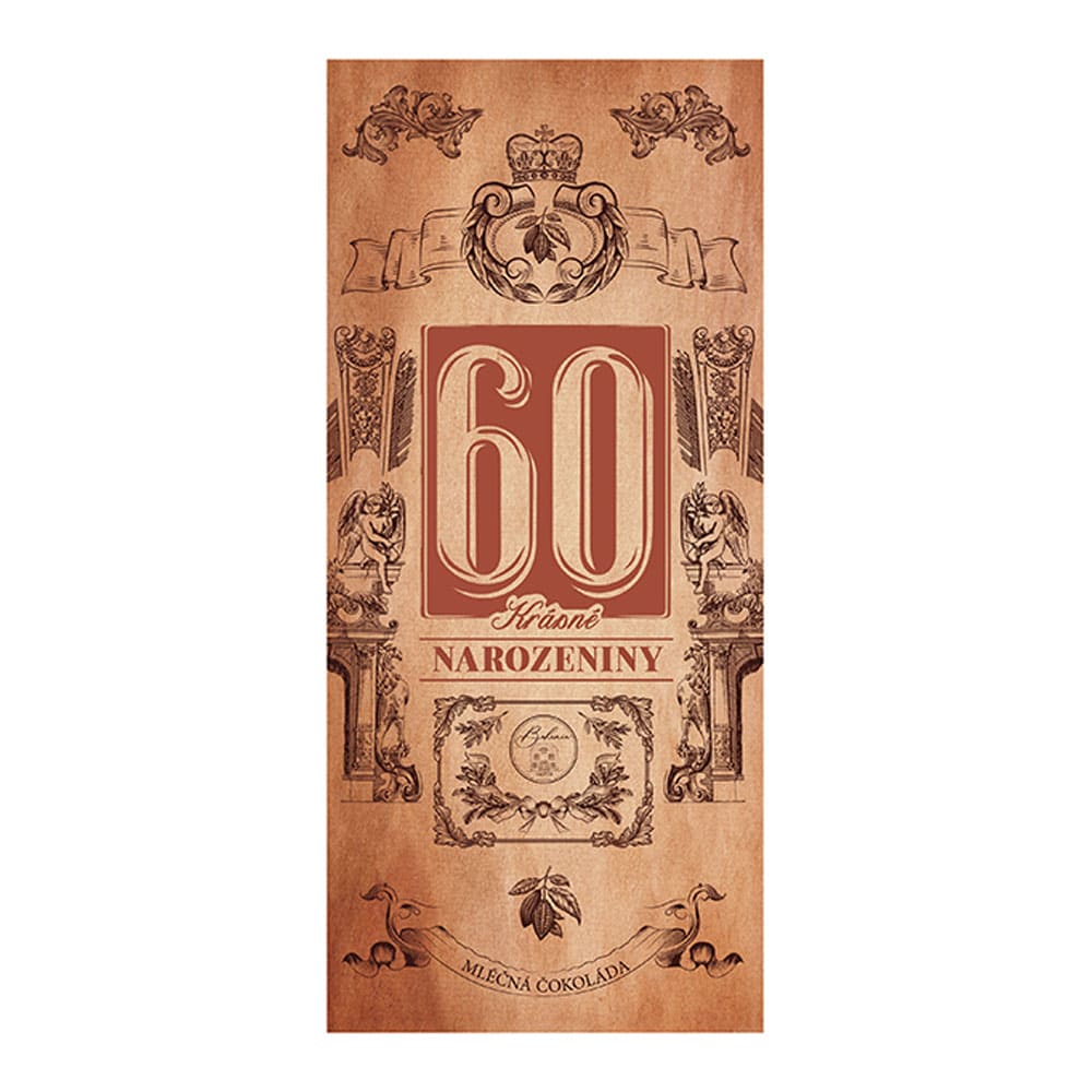 Milk Chocolate Gift for a Man's 60th Birthday