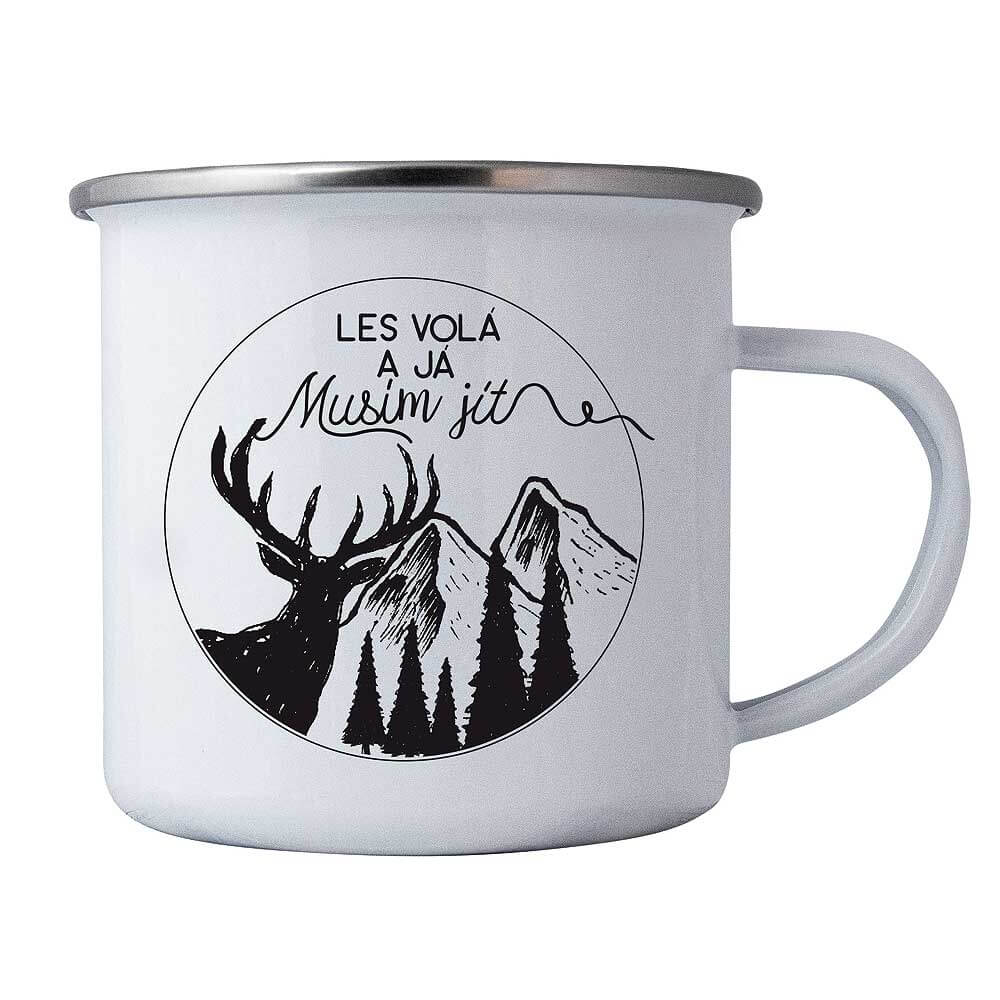 Enamel Mug for Hunters – The Forest Calls