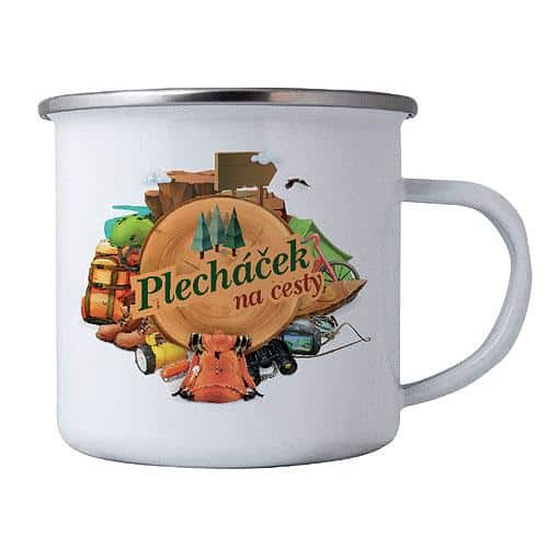 Enamel Travel Mug 350 ml in a Box