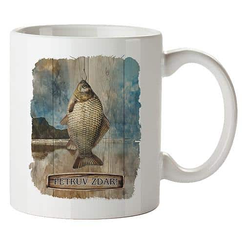 Ceramic Fishing Mug 350 ml in Gift Box