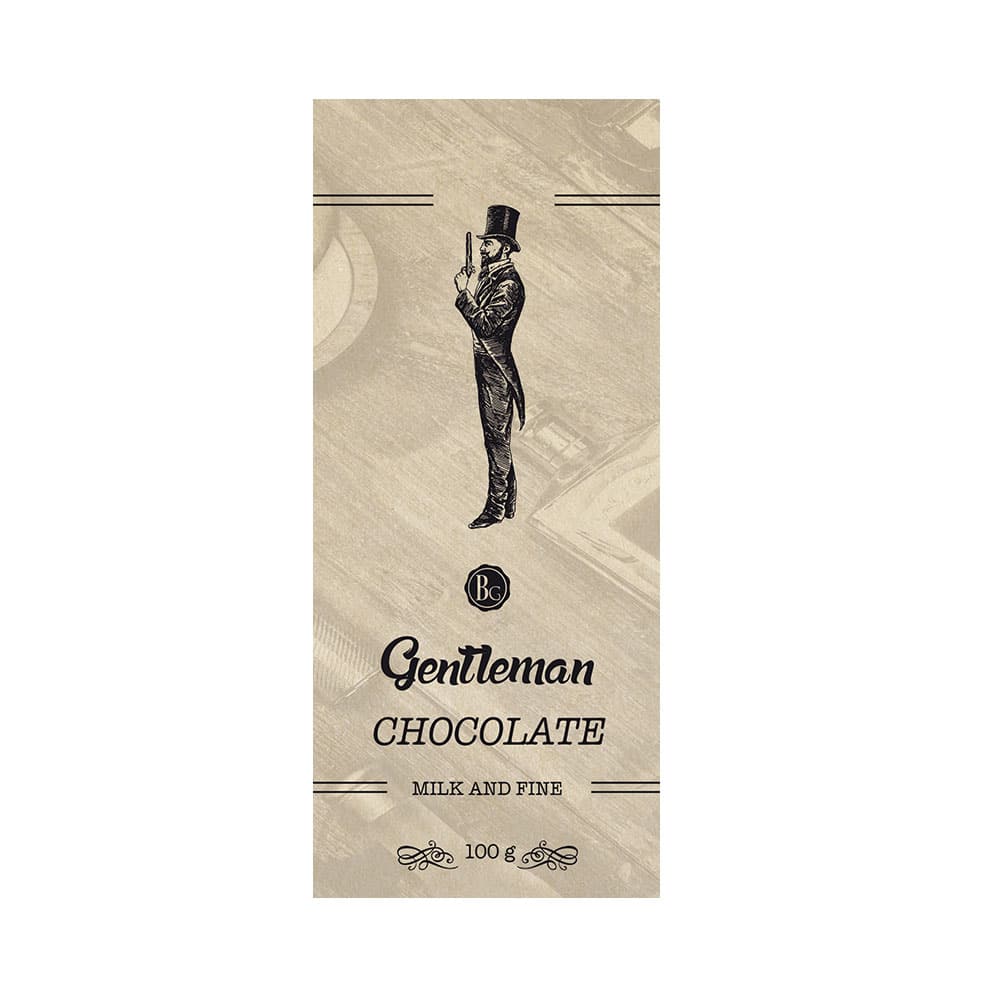 Gift Milk Chocolate for a Gentleman 100 g