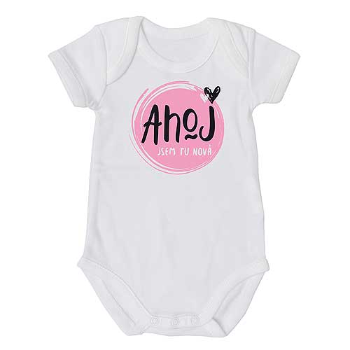 Baby Bodysuit “Hello, I Am New Here”