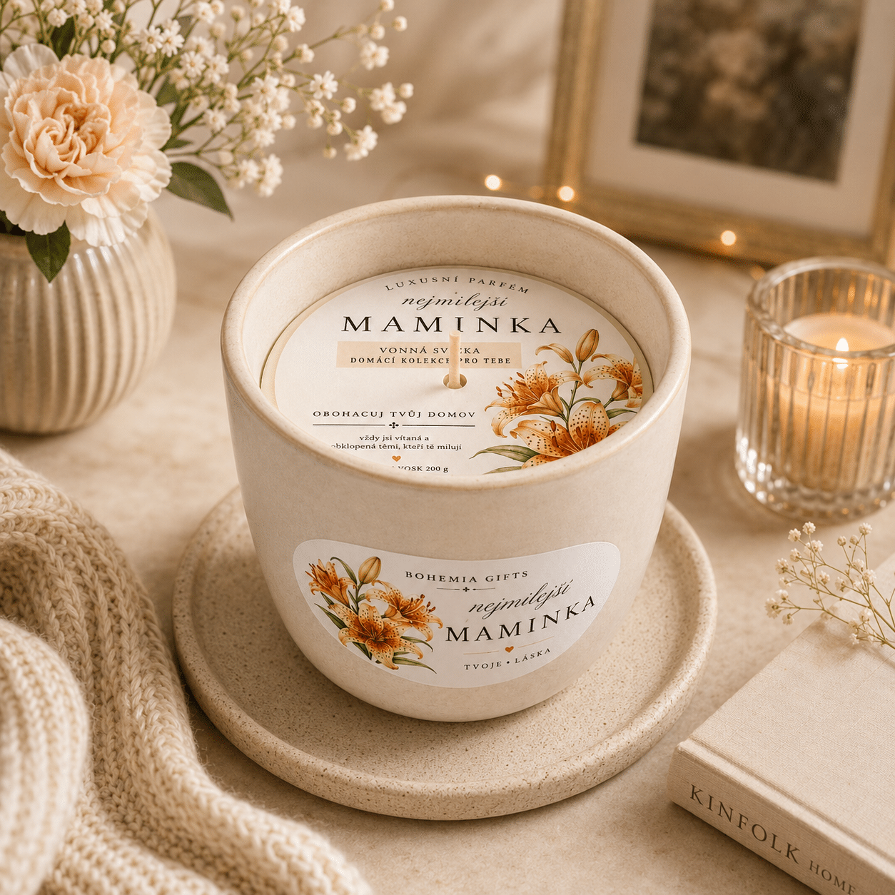 Scented Ceramic Candle 200 g – Dearest Mum