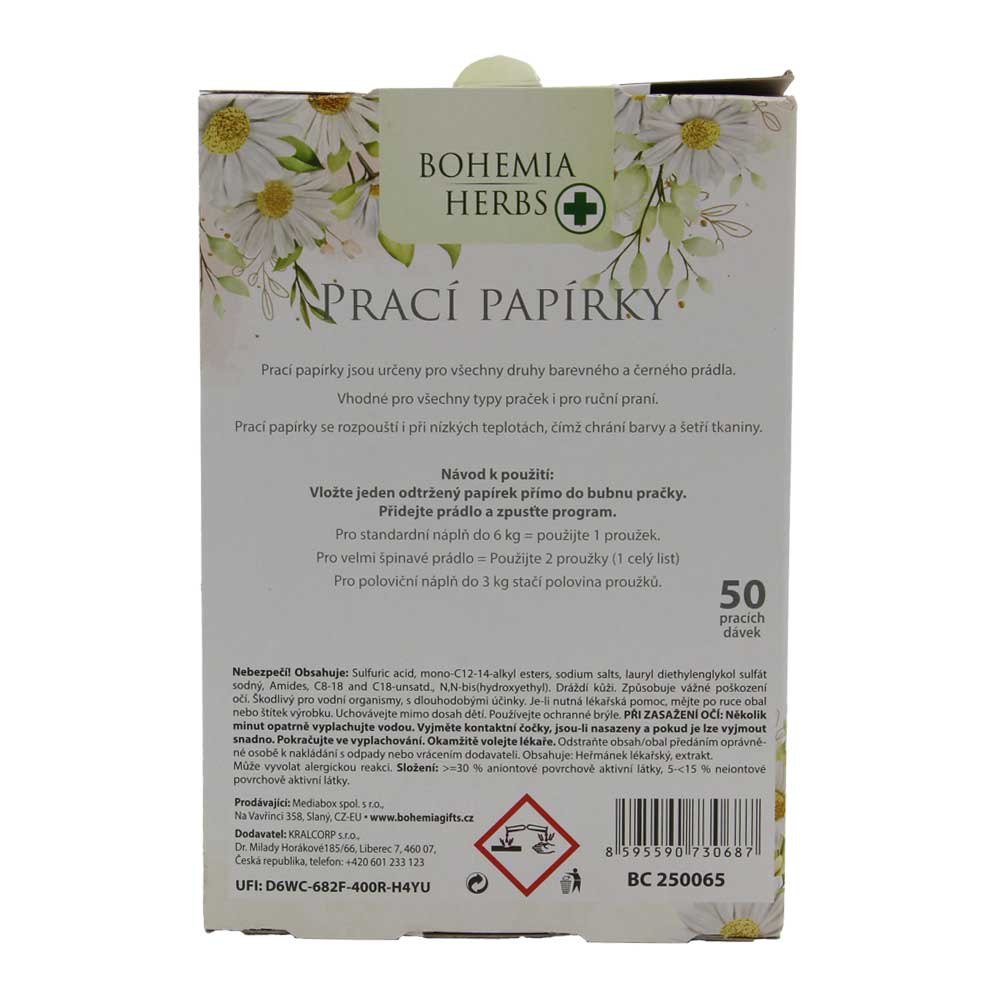 Chamomile-Scented Laundry Sheets – 50 Washes