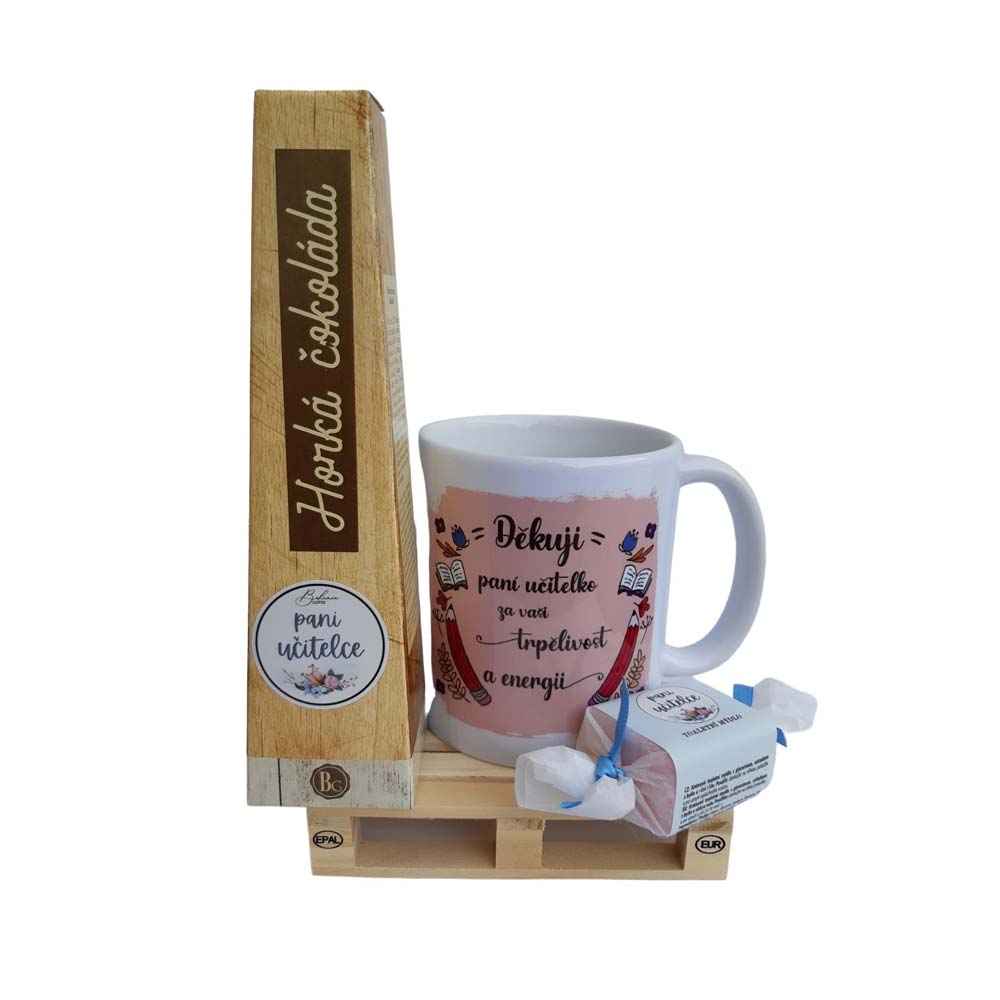 Teacher's Gift Set with Mug, Hot Chocolate and Soap