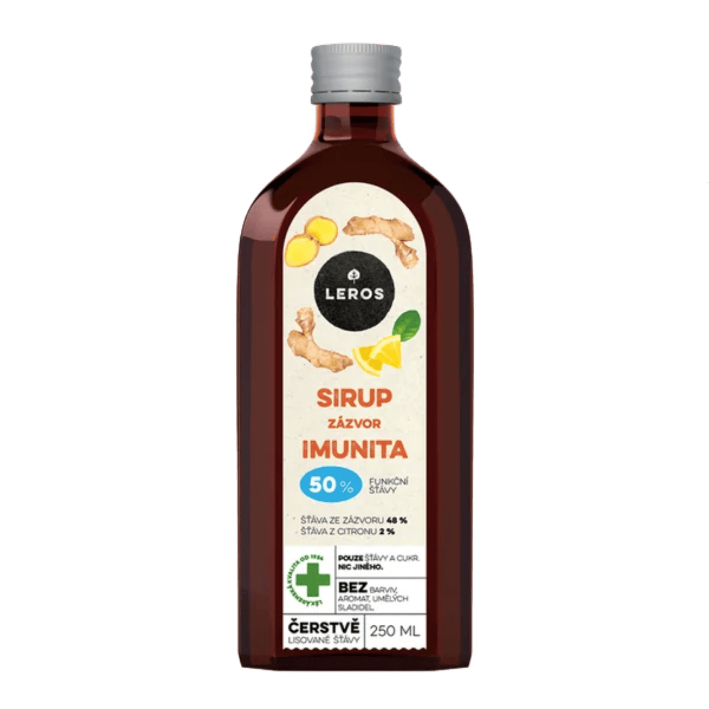 LEROS Ginger Immunity Syrup / Sirup Imunita Zazvor