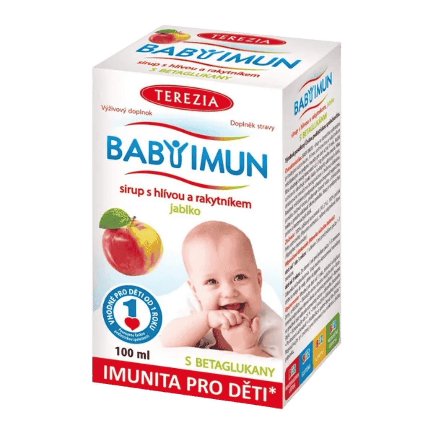 Terezia BABY IMUN Apple Syrup / BABY IMUN Jablecny sirup