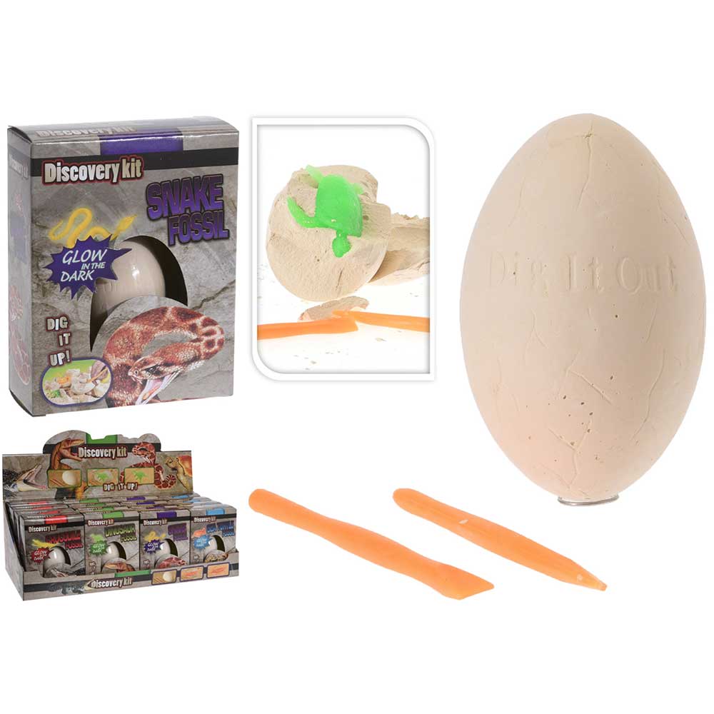 Children’s Archaeology Egg Discovery Kit with Fossil Figurine