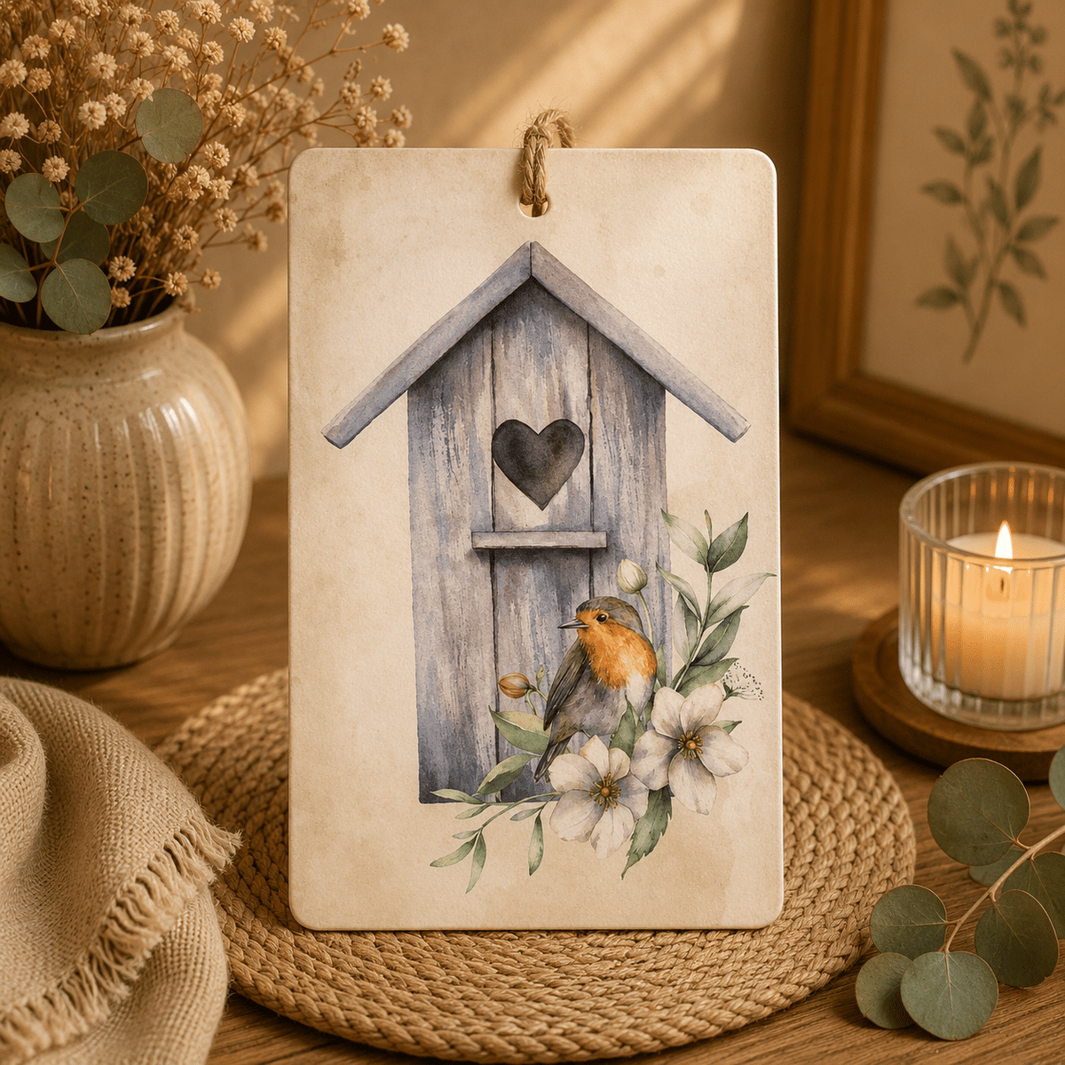 Scented Card with Bird