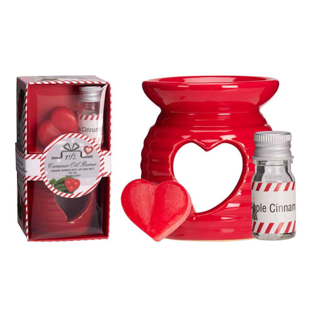 Oil Lamp and Scented Wax Gift Set