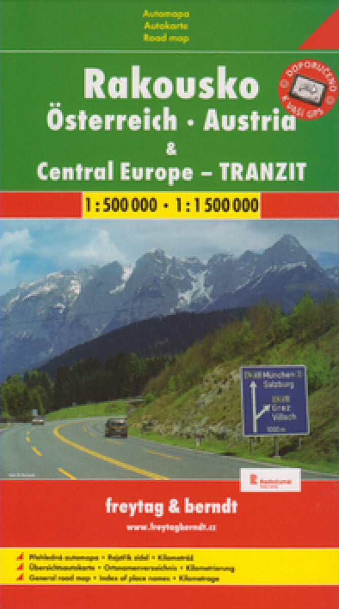 Rakousko automapa 1:500 000 (2007)