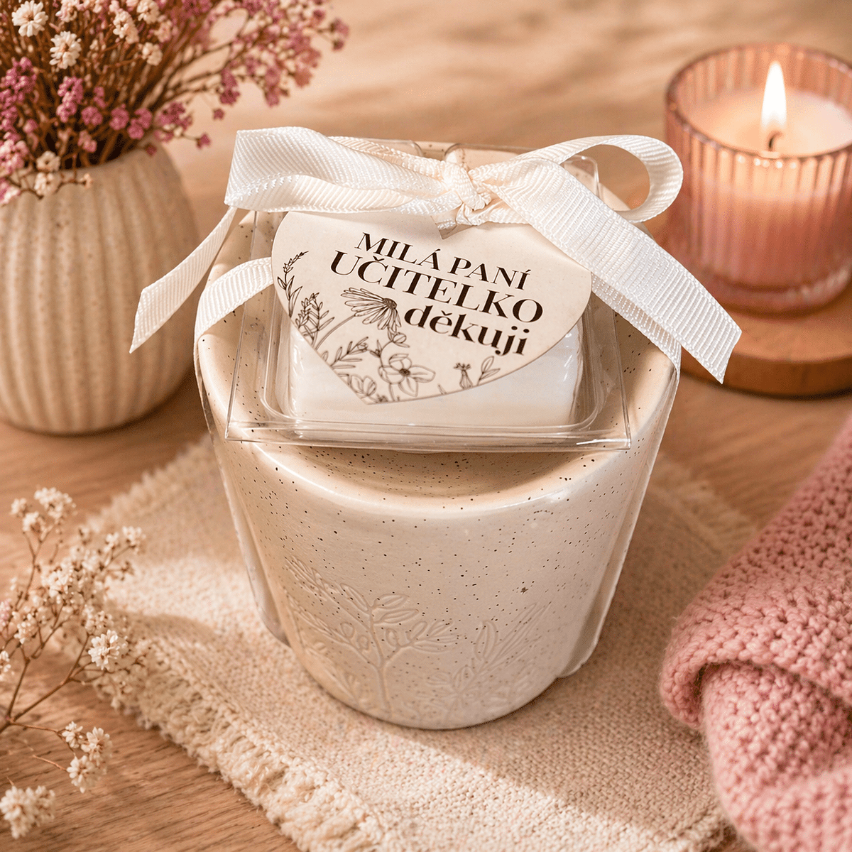 Aroma Lamp with Scented Waxes – Thank You, Teacher