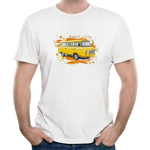 Men's Retro Barkas Car T-shirt