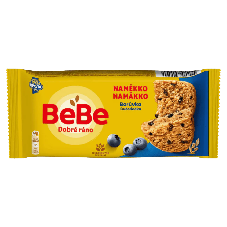 Opavia BeBe Dobre Rano Soft Blueberry Cereal Bun / BeBe Dobre Rano na Mekko boruvkove
