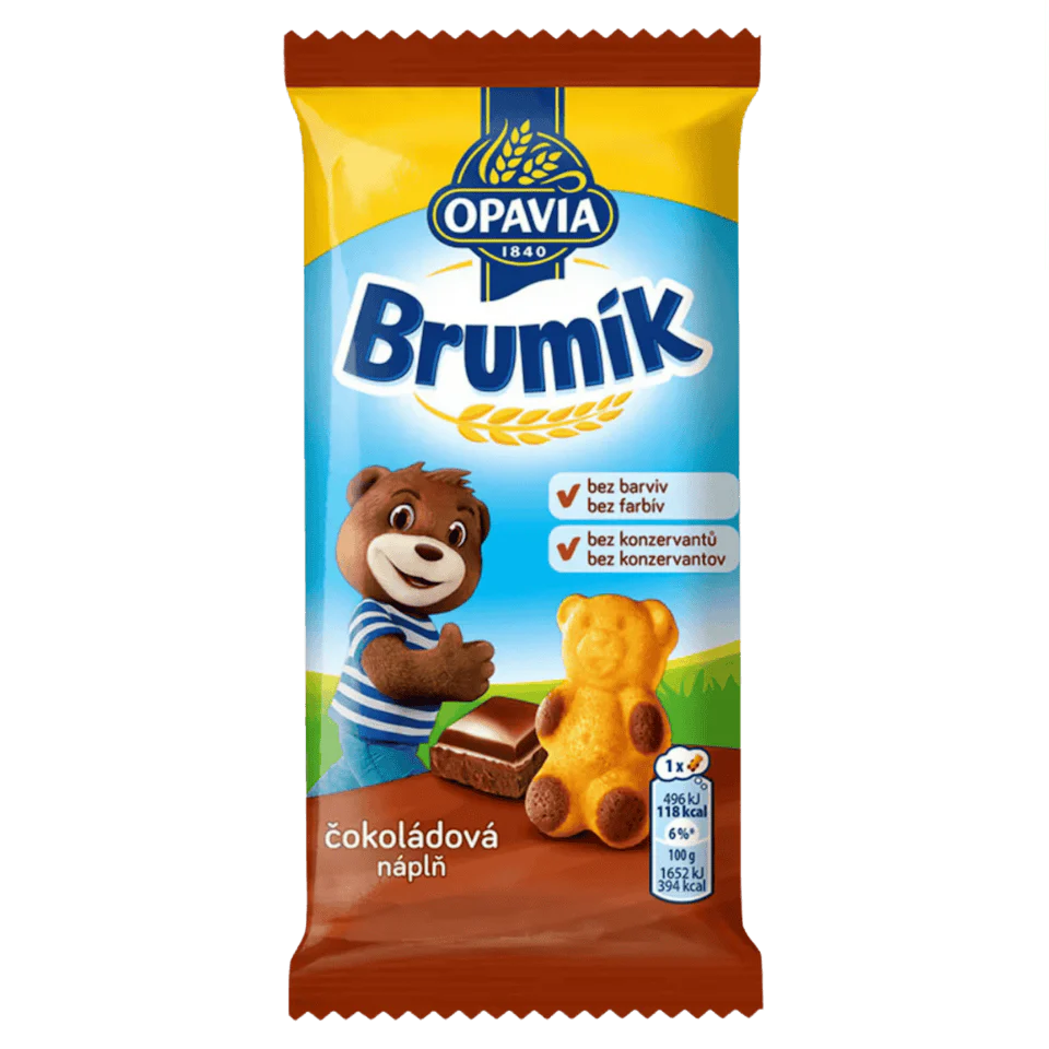 Opavia Brumik Dairy Pastries Various flavors / Opavia Brumik Jemne Pecivo Ruzne prichute