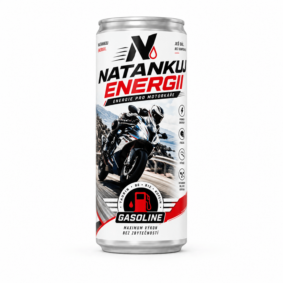 Energy Drink for Motorcyclists, Red