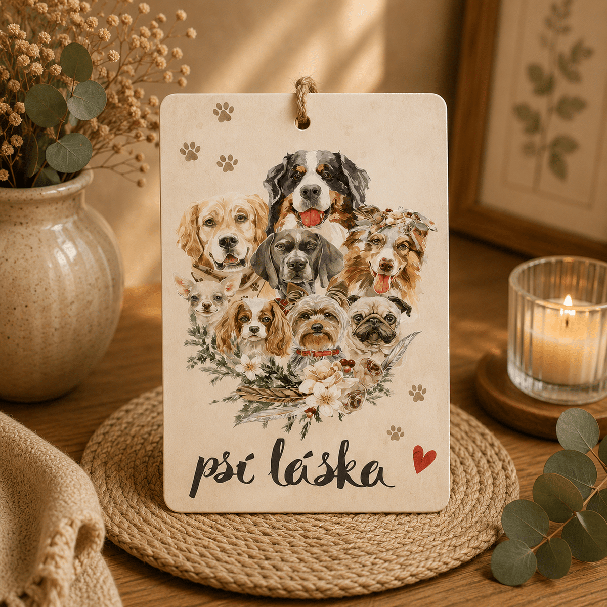 Scented Card – Dog Love