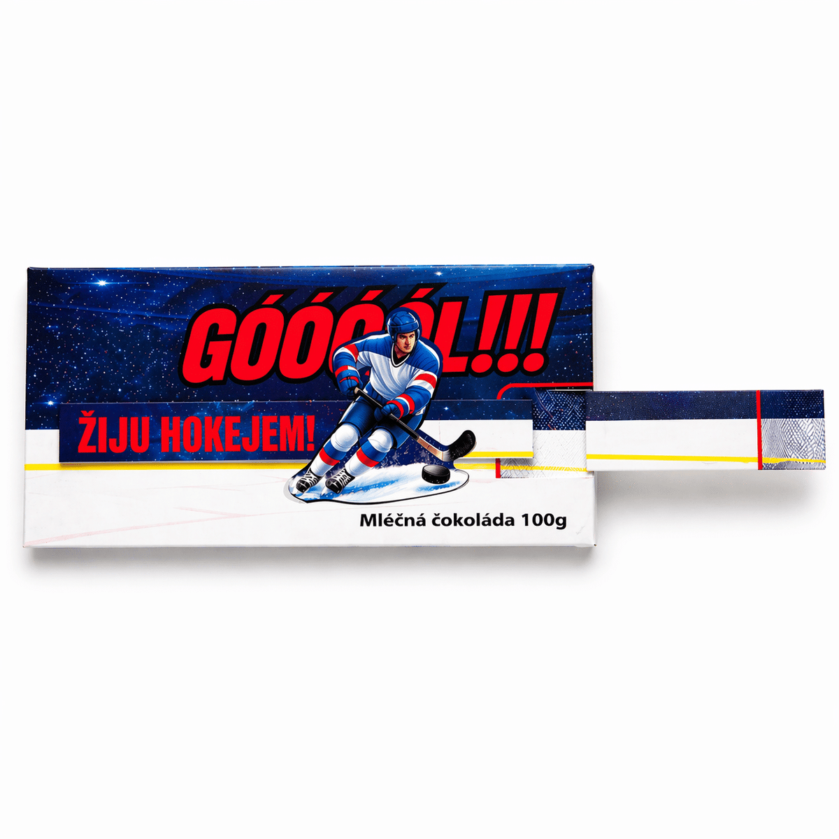 Interactive Milk Chocolate 100 g – I Live for Hockey
