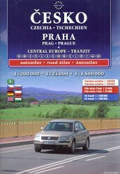 Česko + Praha autoatlas (1:200T/1:24T) A4 sešit (2007)