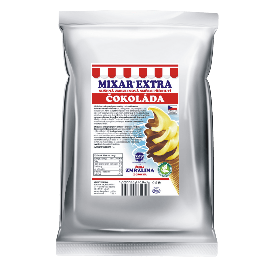 BOHEMILK MIXAR® EXTRA Chocolate Ice-Cream Mix – Opocno