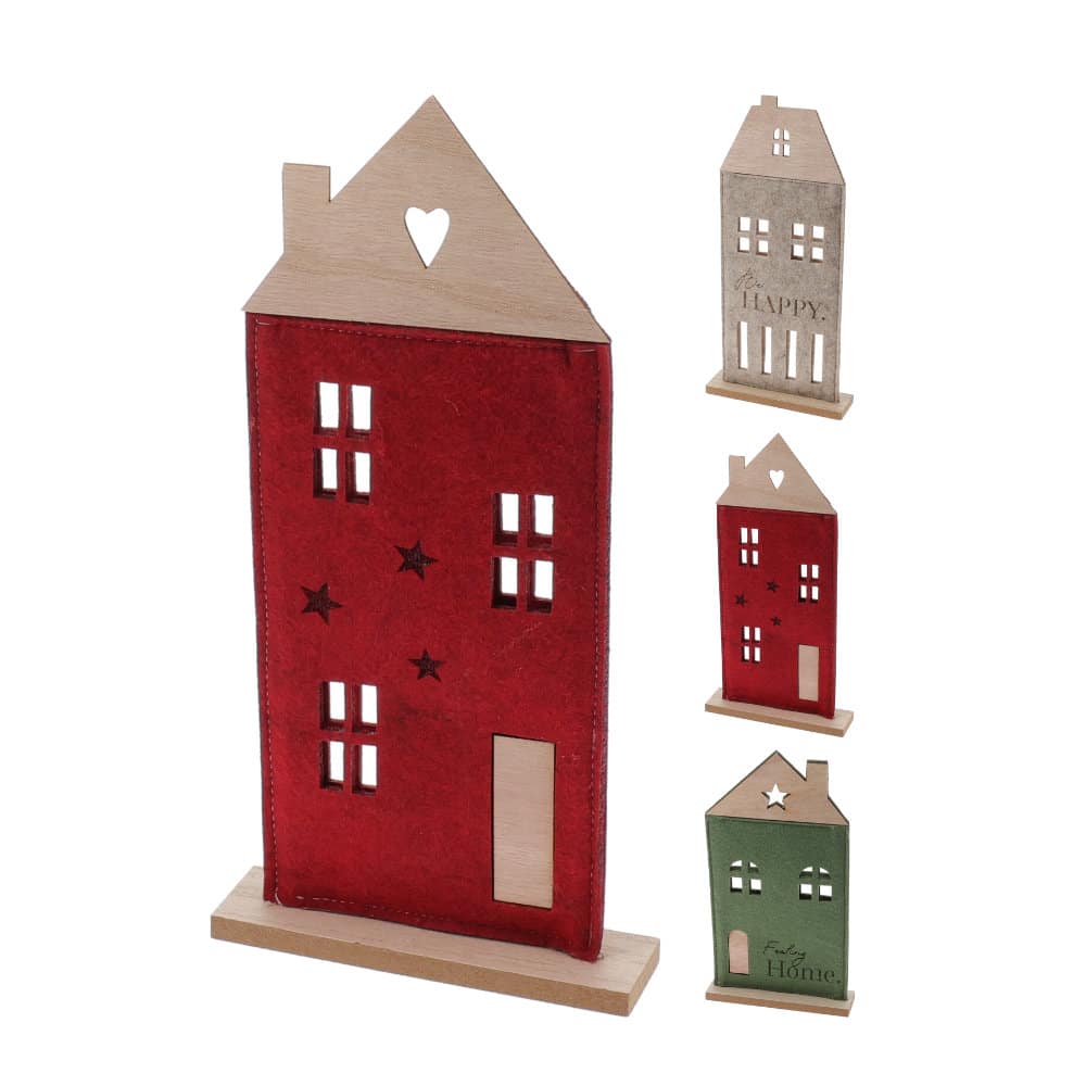Decorative Wooden Christmas House